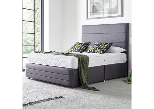 Hazel 4'6" Double Upholstered Bed Frame