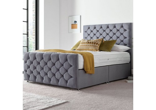 Heather 6'0" Super King Size Upholstered Bed Frame