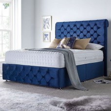 Saturn Sleigh 4'6" Double Bed Frame