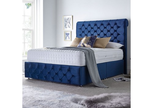 Saturn Sleigh 5'0" King Size Bed Frame