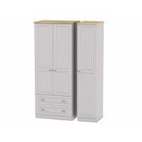 Capricorn 3 Door 2 Drawer Wardrobe