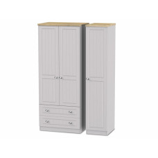 Capricorn 3 Door 2 Drawer Wardrobe