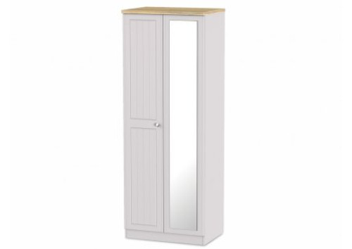 Capricorn 2 Door Mirror Wardrobe