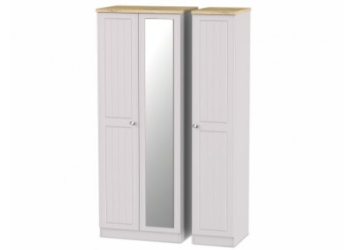 Capricorn 3 Door Mirror Wardrobe