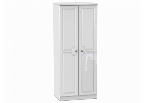 Taurus Gloss 2 Door Tall Wardrobe