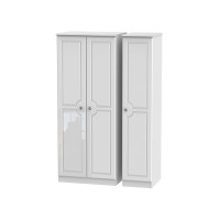 Taurus Gloss 3 Door Tall Wardrobe