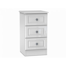 Taurus Gloss 3 Drawer Bedside Chest