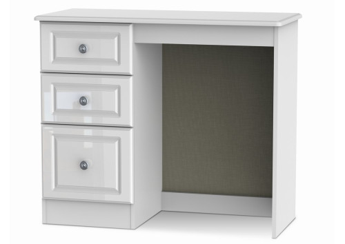 Taurus Gloss 3 Drawer Single Dressing Table 