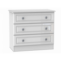 Taurus Gloss 3 Drawer Wide Chest