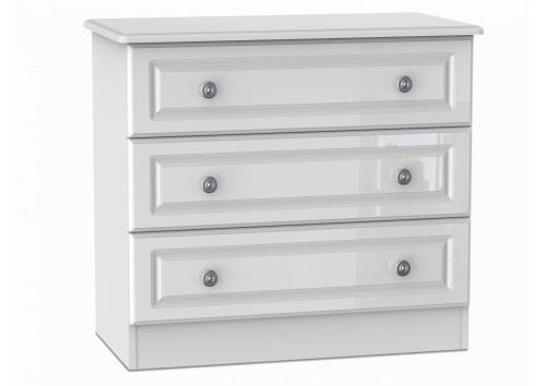 Taurus Gloss 3 Drawer Wide Chest