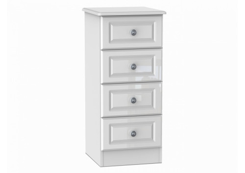 Taurus Gloss 4 Drawer Narrow Chest