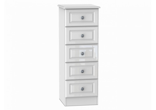 Taurus Gloss 5 Drawer Narrow Chest