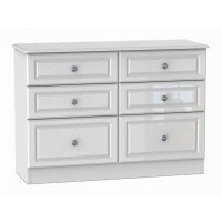 Taurus Gloss 6 Drawer Twin Chest