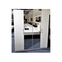 Primo 4 Door 181cm (6'0") Width Wardrobe in White