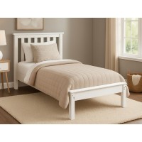Alston 3'0" Single White Bed Alston 3'0" Single White Bed
