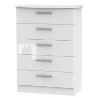 Aries 5 Drawer Wide Chest