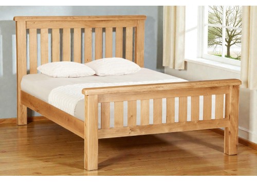 Banbury 4'6" Double Size Oak Bed Frame