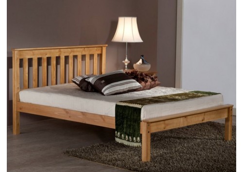 Bideford 4'0" Small Double Wooden Bed 