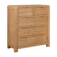 Boston 2 Over 3 Oak Drawer Chest