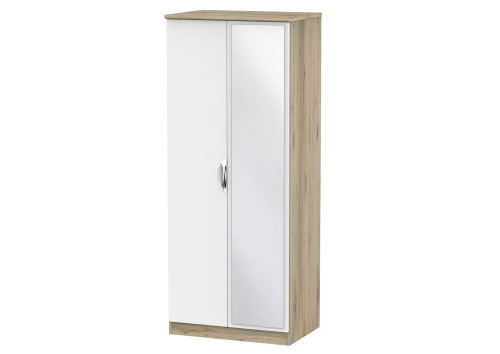 Libra 2 Door Mirror Wardrobe