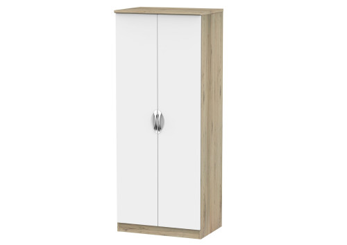 Libra 2 Door Double Hanging Wardrobe