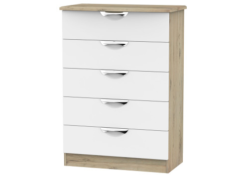 Libra 5 Drawer Wide Chest