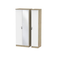 Libra 3 Door Mirror Wardrobe