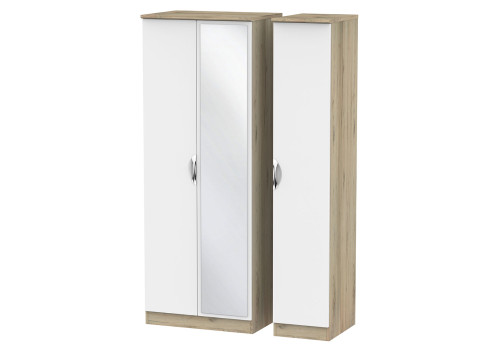 Libra 3 Door Mirror Wardrobe