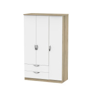 Libra 3 Door 2 Drawer Wardrobe