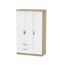 Libra 3 Door 2 Drawer Wardrobe