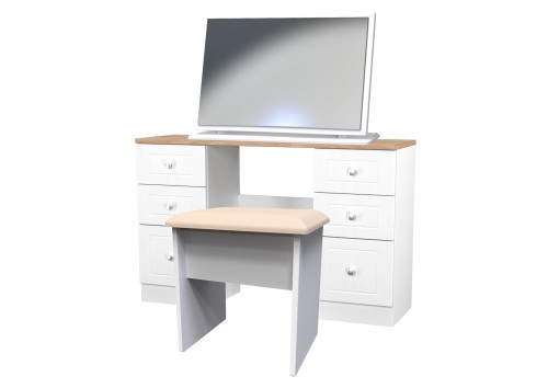 Capricorn 6 Drawer Dressing Table Set 