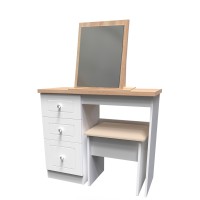 Capricorn 3 Drawer Single Dressing Table Set