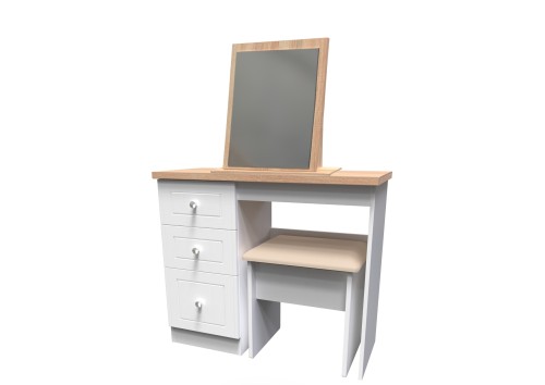 Capricorn 3 Drawer Single Dressing Table Set