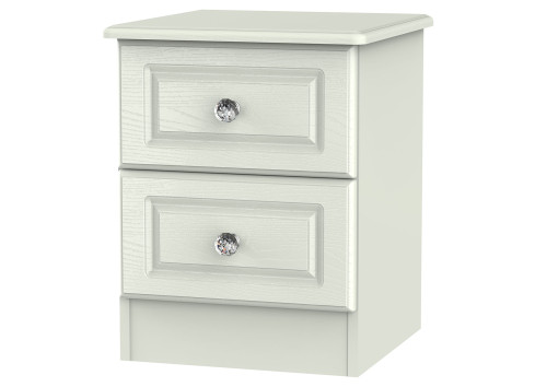 Taurus Crystal 2 Drawer Bedside Chest