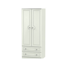 Taurus Crystal 2 Door 2 Drawer Tall Wardrobe