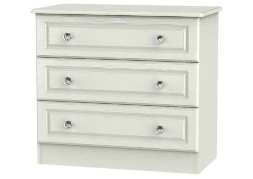 Taurus Crystal 3 Drawer Wide Chest