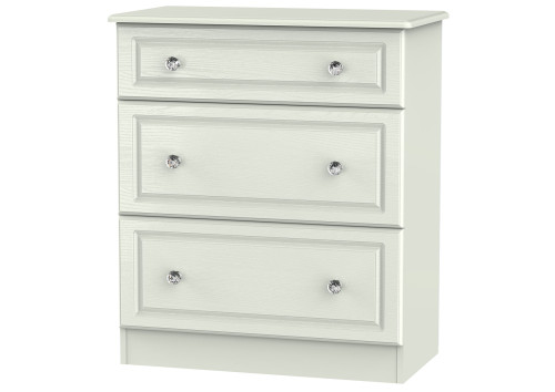 Taurus Crystal 3 Drawer Deep Chest