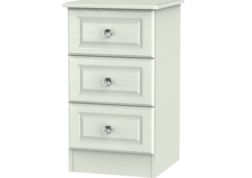 Taurus Crystal 3 Drawer Bedside Chest