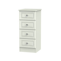 Taurus Crystal 4 Drawer Narrow Chest