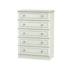 Taurus Crystal 5 Drawer Wide Chest