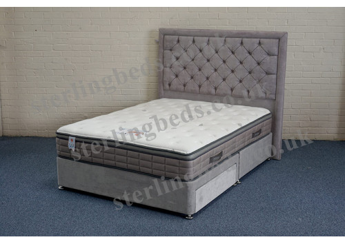 Emerald 4'6" Double Divan Set