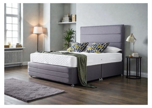 Hazel 4'6" Double Upholstered Bed Frame