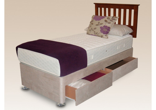 Droxford 2'6" Small Single Divan Set