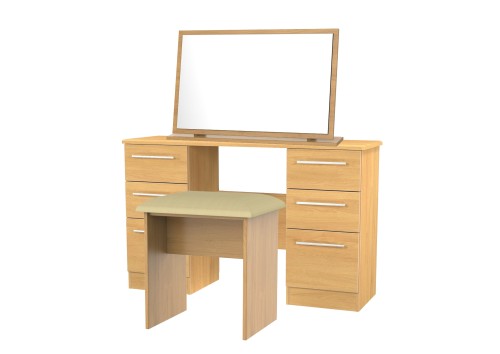 Gemini 6 Drawer Dressing Table Set 