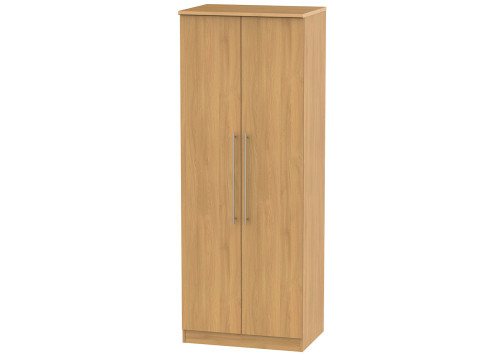 Gemini 2 Door Double Hanging Tall Wardrobe