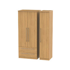 Gemini 3 Door 2 Drawer Tall Wardrobe