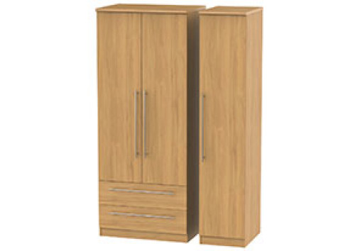 Gemini 3 Door 2 Drawer Tall Wardrobe