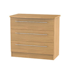 Gemini 3 Drawer Wide Chest