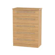 Gemini 5 Drawer Wide Chest