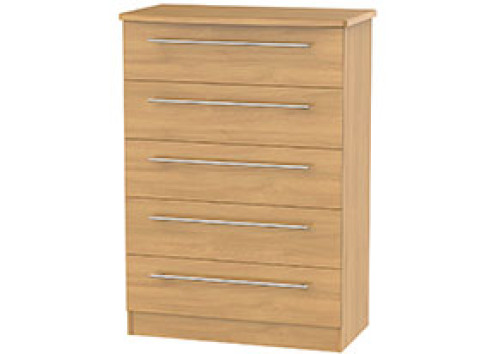 Gemini 5 Drawer Wide Chest